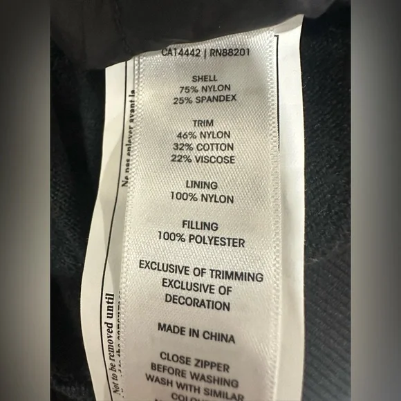 NWT MPG Men’s Black Full Zip Hooded Jacket Size XL - Picture 7 of 13